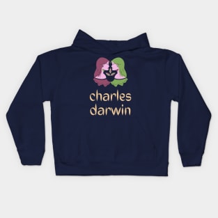 Charles Darwin Kids Hoodie